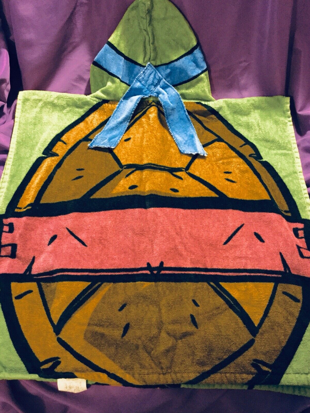 Ninja Turtles Hooded Towel Poncho Nickelodeon Teenage Mutant